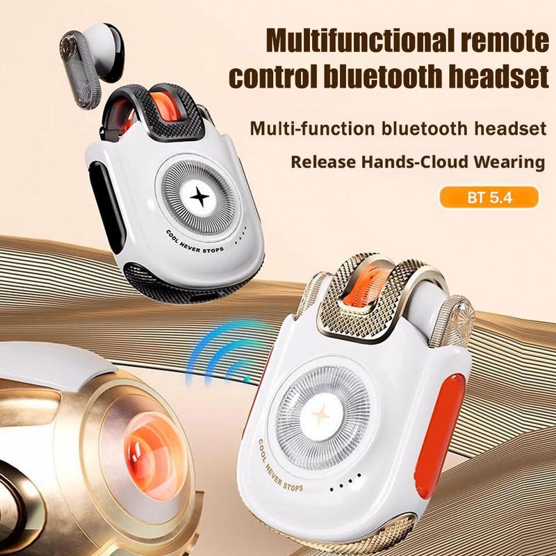 Wireless Earbuds Headphones with Video Control & Camera Shutter,Bluetooth 5.4 HiFi Stereo Sound,Long Playtime,Fast Charging,One Click Photo ,Touch Control, IPX5 Sweatproof for Sports, Work,Commute - Image 2